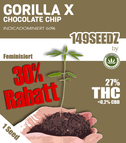 149SEEDZ - Gorilla x Chocolate Chip (feminisiert)