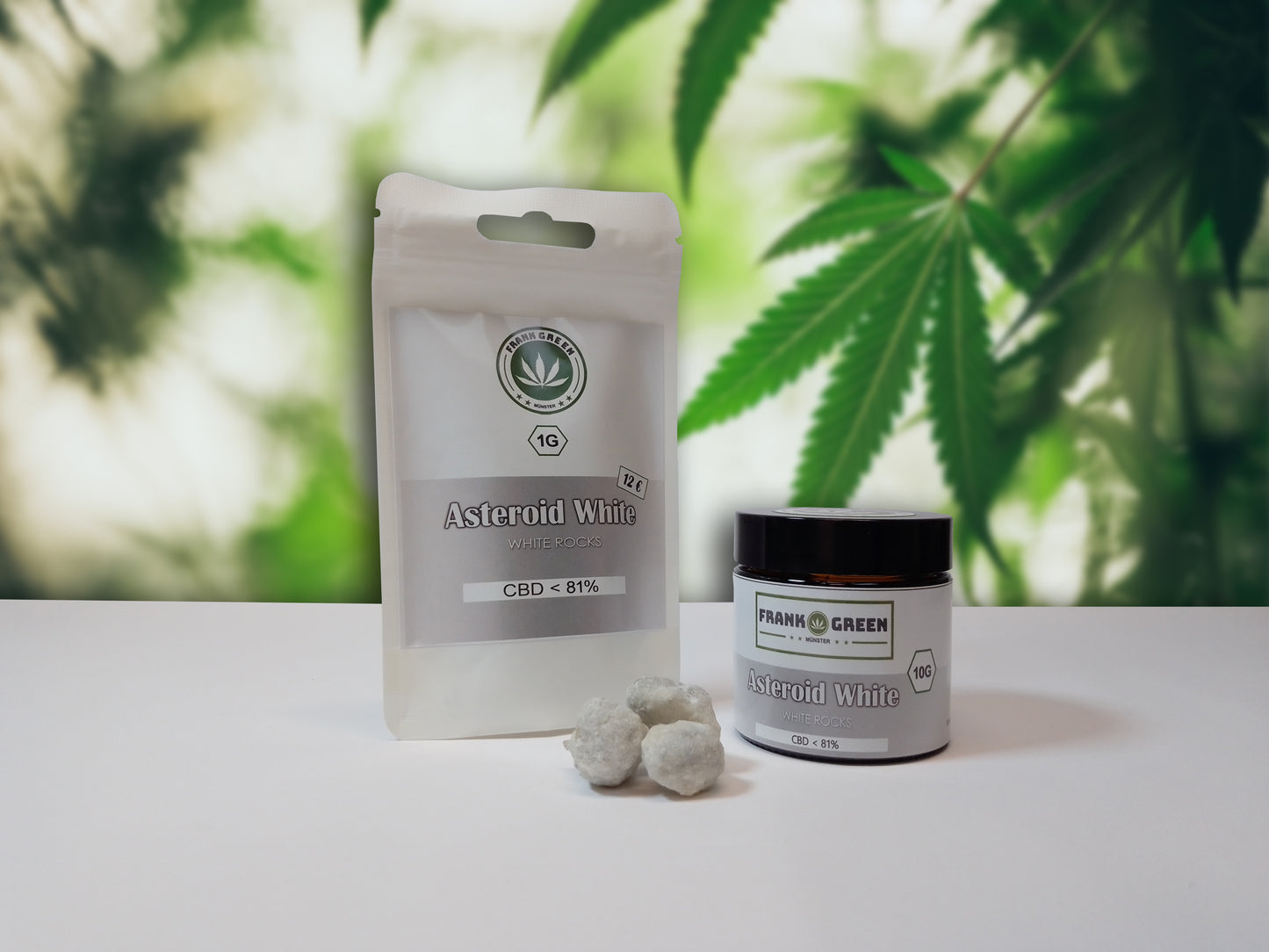 Frank Green Asteroid White Premium CBD-Aromablüten 81%