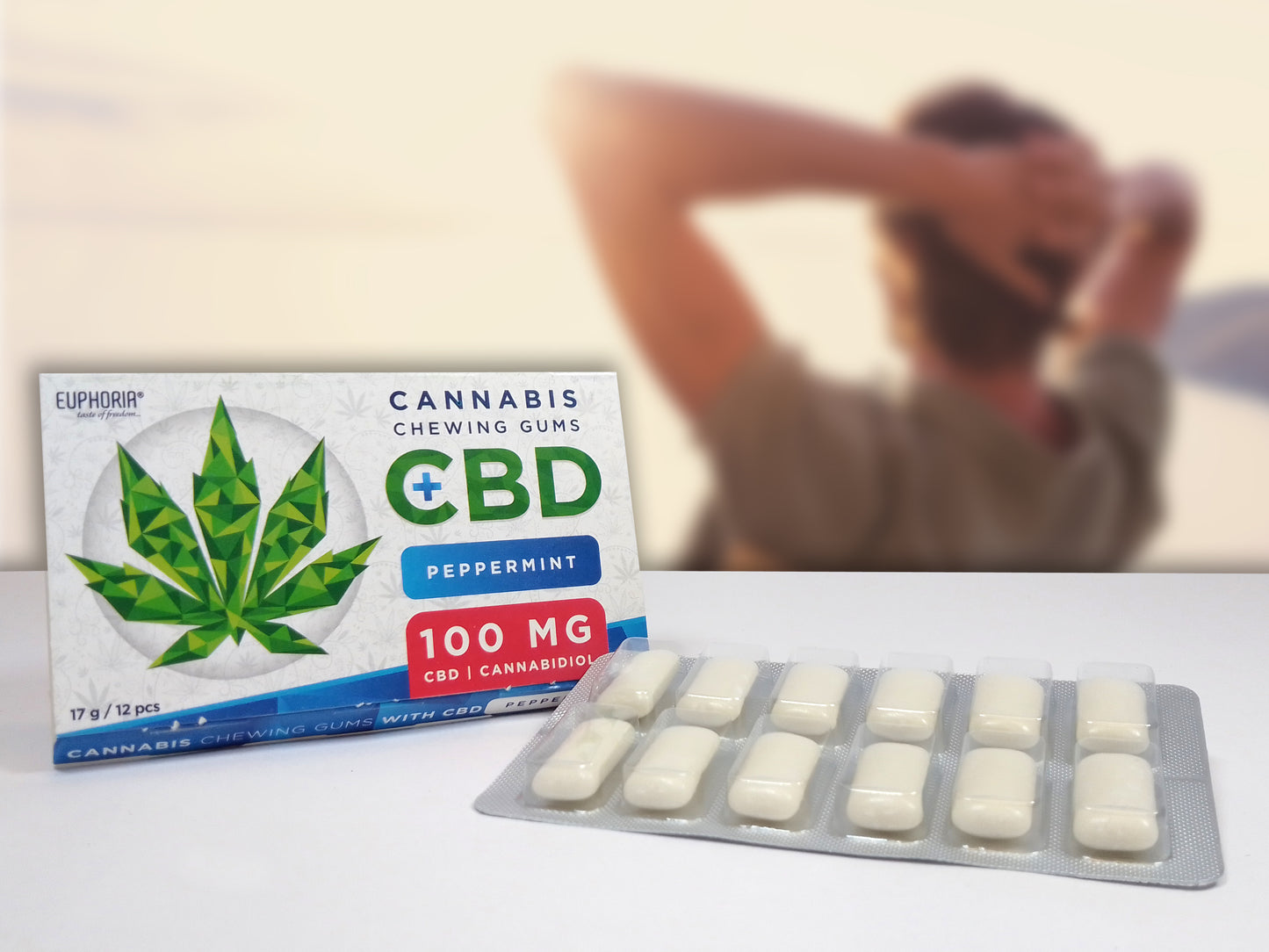 Cannabis Chewing Gum - Peppermint