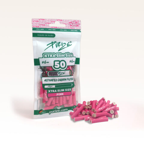 Purize Aktivkohlefilter (pink) xtra-Slim - 5,9mm