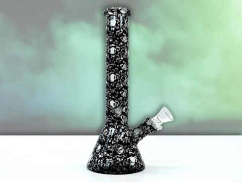Wasserpfeife "Dead Skulls" (26cm)