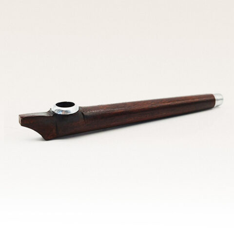 Pfeife aus Rosenholz (plain/12cm)